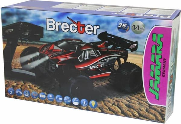 Jamara Rc Brecter Truggy Boys Lipo 1:10 2,4 g rød/sort