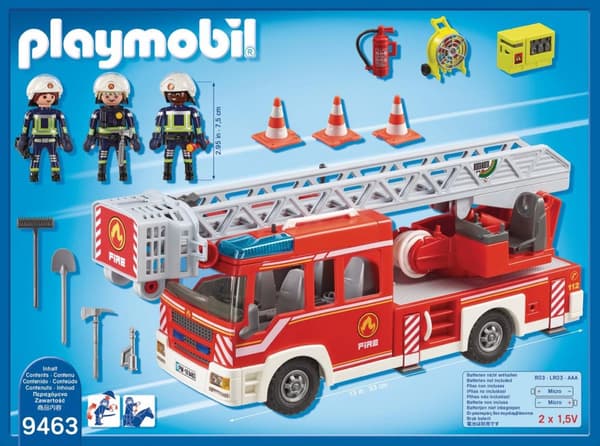 PLAYMOBIL City Action Brandvæsen Ladder Truck - 9463
