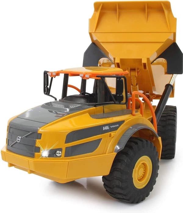 Jamara ledad dumper Rc Volvo A40g 39,5 X 13,2 Cm Gummi Gul