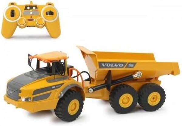 Jamara ledad dumper Rc Volvo A40g 39,5 X 13,2 Cm Gummi Gul