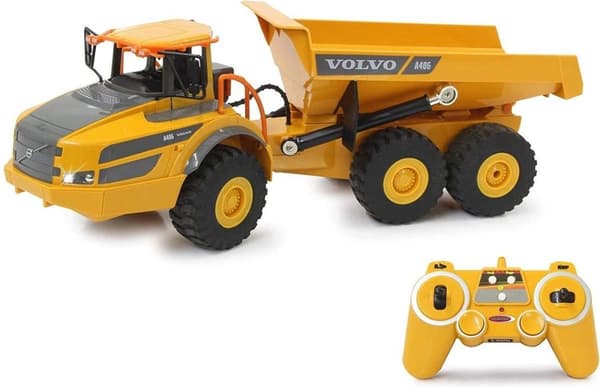 Jamara ledad dumper Rc Volvo A40g 39,5 X 13,2 Cm Gummi Gul