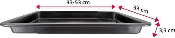 Westmark Bakplåt »Back Meister«, utdragbar 33 -53 cm