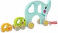 Pikkukuva 2 / 6: Jamara vetofiguuri Elephant Junior 24 x 8,3 cm Puunsininen 3-osainen