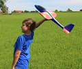 Miniatyrbild 3 av 6: JAMARA 460486 - Foam Glider 2in1 - Pilo XL - Superlätt (160g), nästan oförstörbar, byt bakplan för looping eller glidning, 86cm vingspann