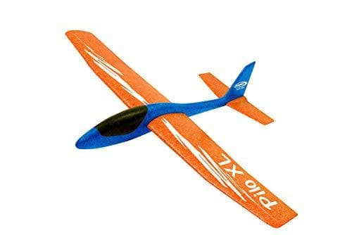 JAMARA 460486 - Foam Glider 2in1 - Pilo XL - Superlätt (160g), nästan oförstörbar, byt bakplan för looping eller glidning, 86cm vingspann