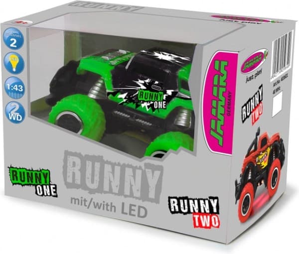 Jamara Monstertruck RC Runny One 13,5 X 8,4 cm Gummigrøn