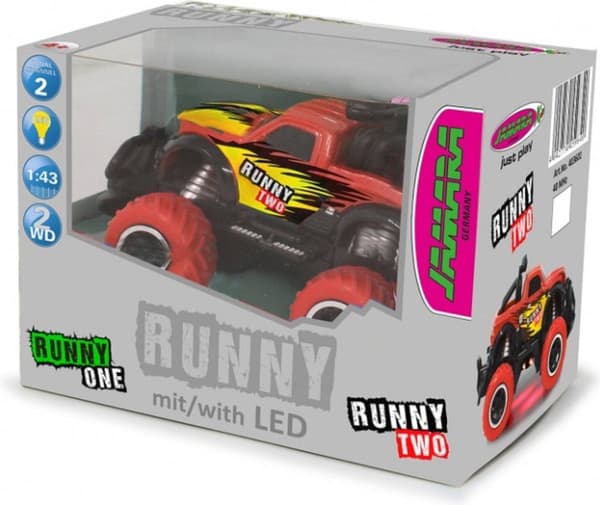 Jamara Monstertruck RC Runny Two 13,5 x 8,4 cm kumipunainen