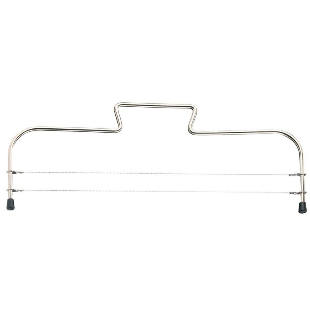 Westmark Simplex-Duo - Kakservering - Tårtskärare med 2 tandade skärtrådar - Rostfritt stål - 32 cm