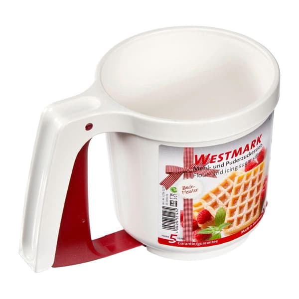 Westmark mjöl- och pulversockersikt med handtag - 250 g - Plast