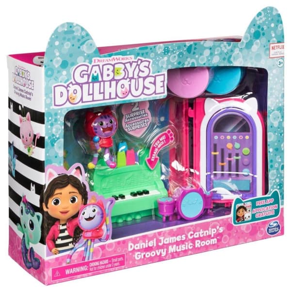 Gabbys Dollhouse Daniel James Catnips Music Room