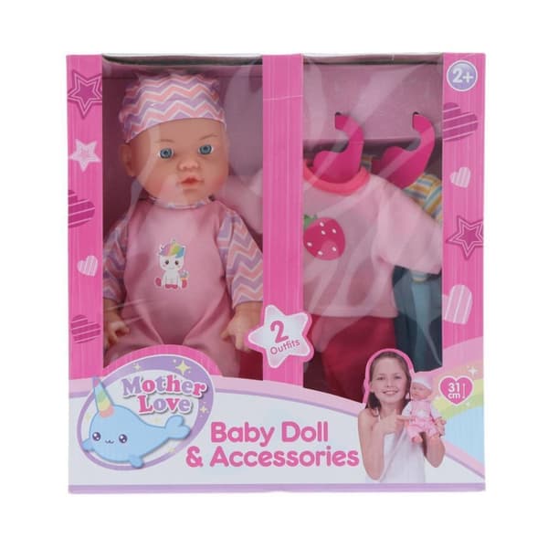Mother Love Baby Doll + Tillbehör