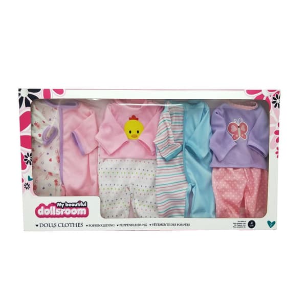 My Beautiful Dollsroom -nukkevaatesarja 4 kpl 41 cm
