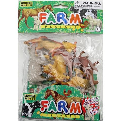 Animal World Farm Bondgårdsdjur 8 st