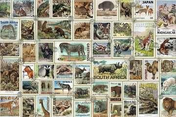 Ravensburger Animal Stamps Puslespil 3000 brik(s) Dyr