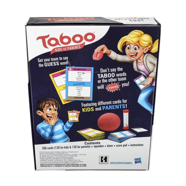 Hasbro Taboo Family Edition - Barn och vuxna - 8 år (E4941100)