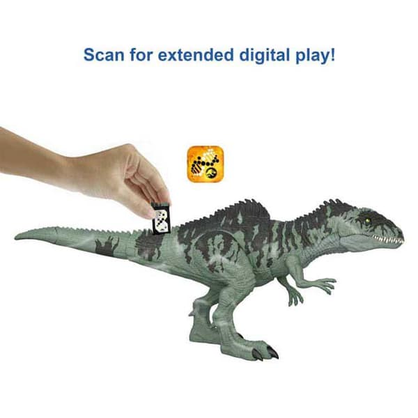 Jurassic World Figur Strike ´n Roar Giant Dino Grönt