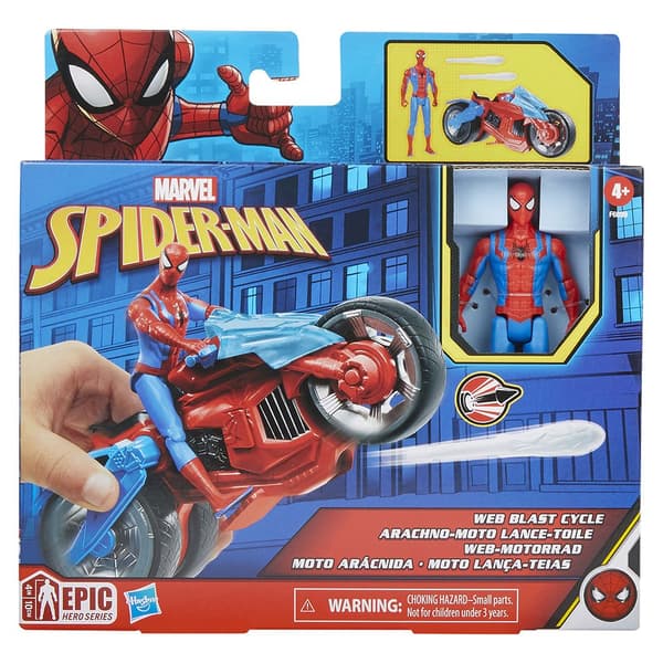 Spider-man Hämähäkkipyörä Figuuri Monivärinen