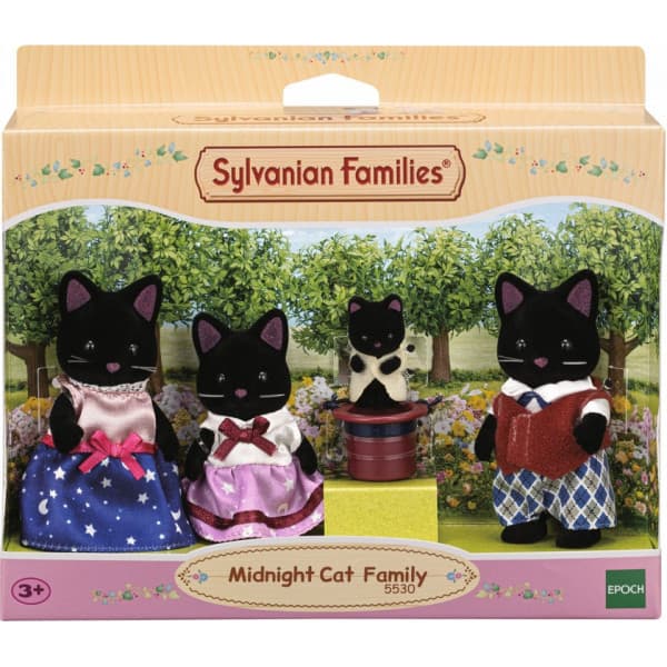 Sylvanian Families - Svart kattfamilj
