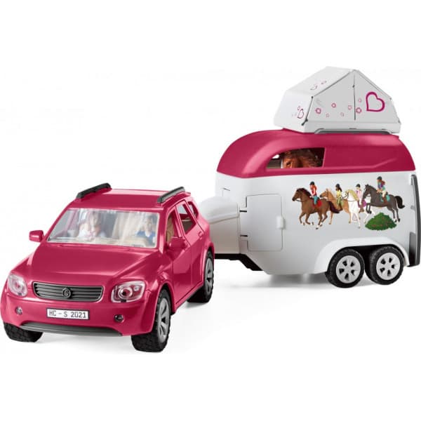 Schleich Horse Club 42535 - Äventyr med bil och hästtransportvagn