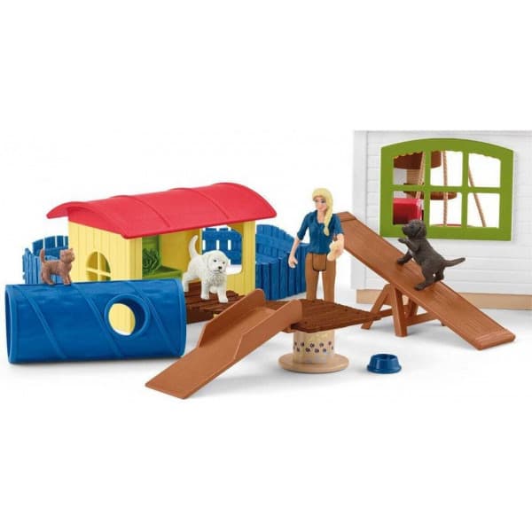 Schleich Farm World 42607 Dyrehotel lege sæt