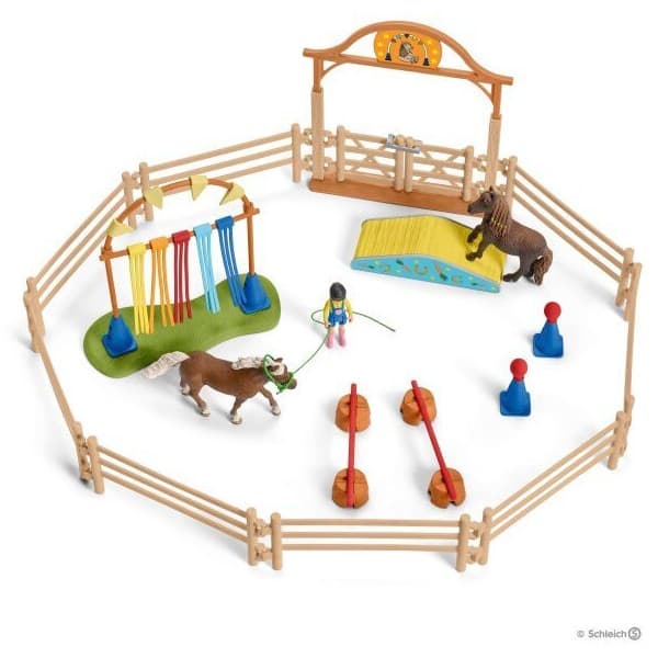 Schleich Farm World 42481 - Ponyagilitytræning