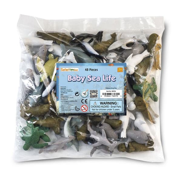 Safari Ltd Figur Baby Sea Life Bulk Bag Flerfarvet From 3 Years