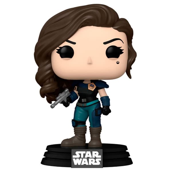 Funko Pop Star Wars The Mandalorian Cara Dune Beige,Svart