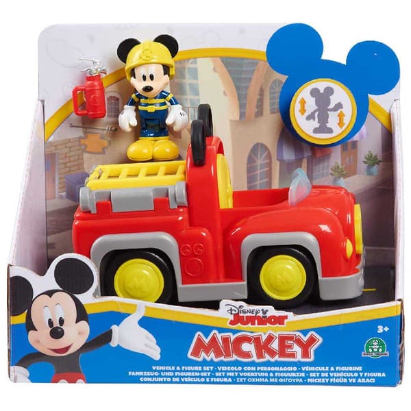 Famosa Ledformet Figur Med Køretøjer Mickey Flerfarvet 3-6 Years