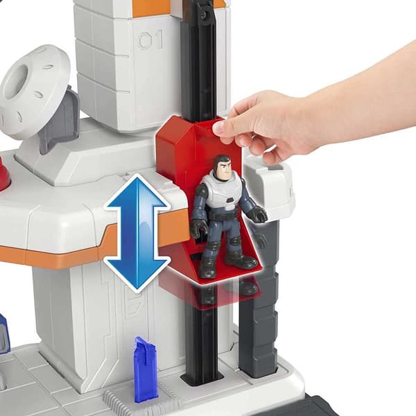 Imaginext Lift Och Launch Star Command Med Disney Och Pixar Lightyear Flerfärgad 3 Years