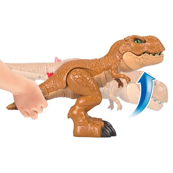 Fisher Price Thrashin´ Action T. Rex Figur Brun 3 Years