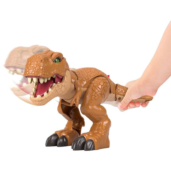 Fisher Price Thrashin´ Action T. Rex Figur Brun 3 Years
