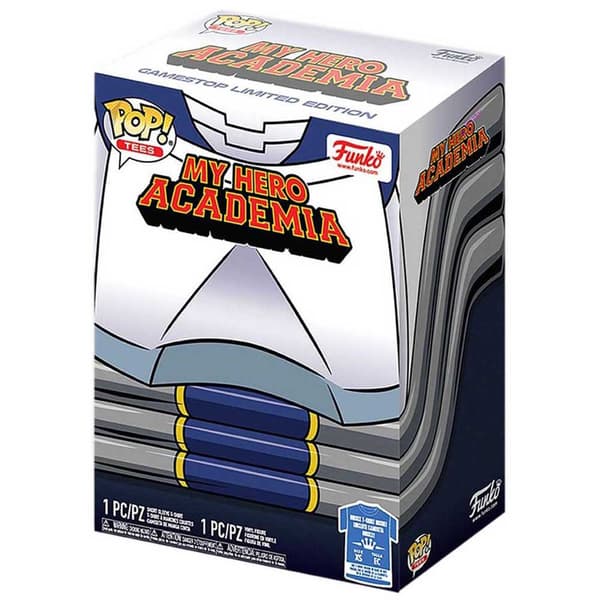 Funko Och Kortärmad T-shirt My Hero Academia Tenya Iida Ingenium Pop Blå XL