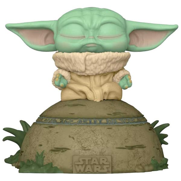 Funko Använder The Force Pop The Mandalorian Star Wars Grogu 15 Centimeter Flerfärgad