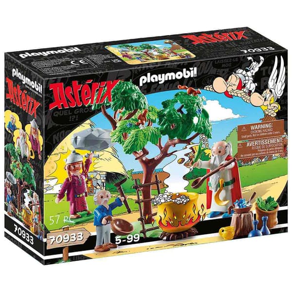 Playmobil Panorama Med Pannan Av Trolldrycken Astérix: Flerfärgad