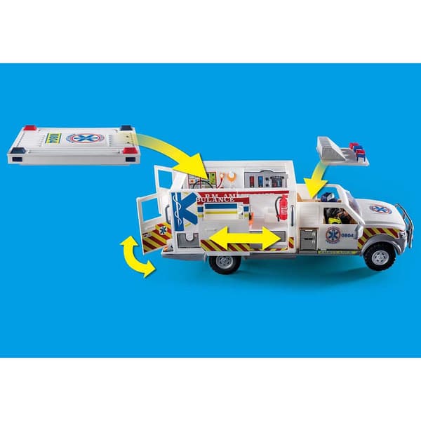 Playmobil Redningsbil: Us Ambulance City Action Flerfarvet