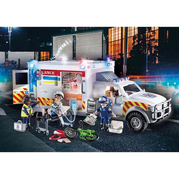 Playmobil Redningsbil: Us Ambulance City Action Flerfarvet