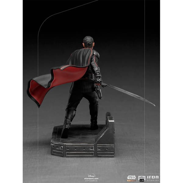 Star Wars Kunstskala Figur The Mandalorian Moff Gideon Sort