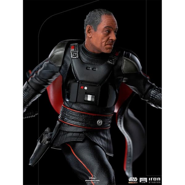 Star Wars Kunstskala Figur The Mandalorian Moff Gideon Sort