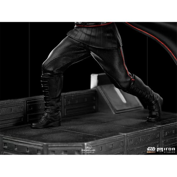 Star Wars Kunstskala Figur The Mandalorian Moff Gideon Sort