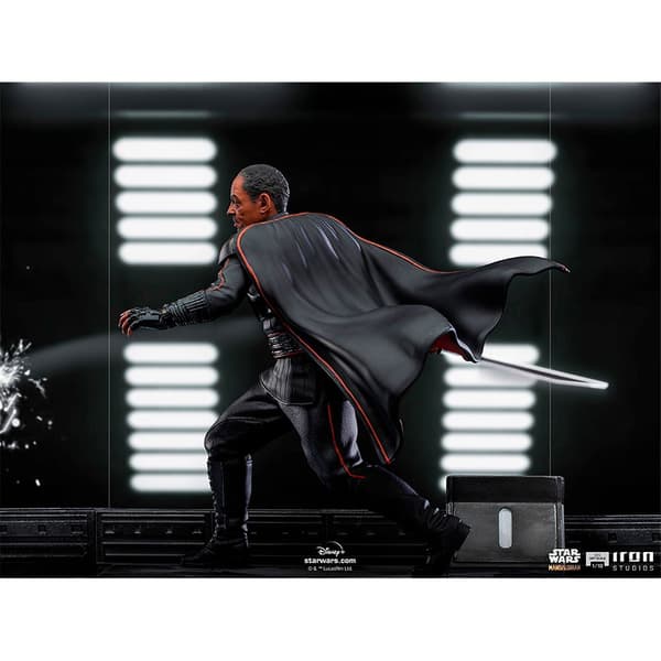Star Wars Kunstskala Figur The Mandalorian Moff Gideon Sort