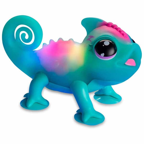 Famosa Tu Camaleón Luminoso Figur Little Live Pets Sunny Grøn