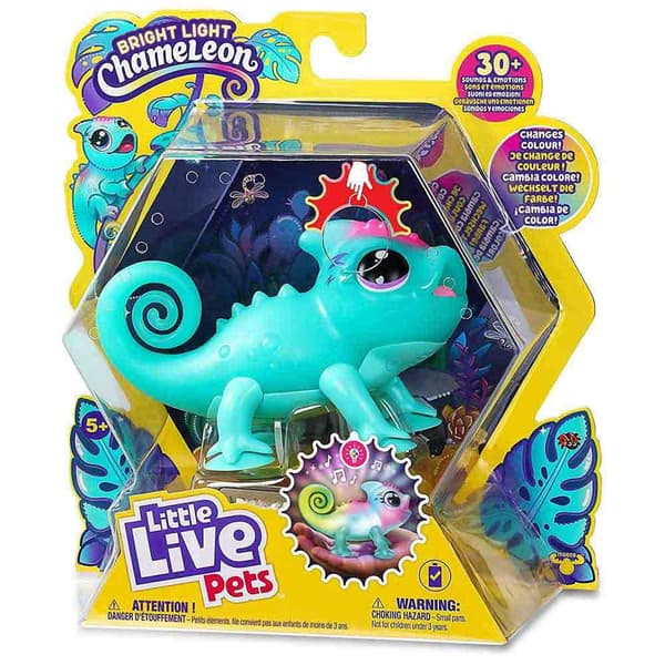 Famosa Tu Camaleón Luminoso Figur Little Live Pets Sunny Grøn