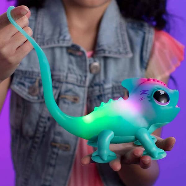 Famosa Tu Camaleón Luminoso Figur Little Live Pets Sunny Grøn