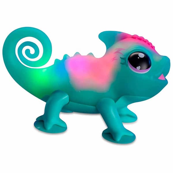 Famosa Tu Camaleón Luminoso Figur Little Live Pets Sunny Grøn