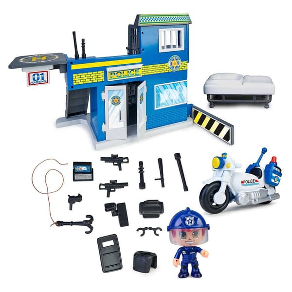 Famosa Comisaría De Policía Figur Pinypon Action Flerfarvet