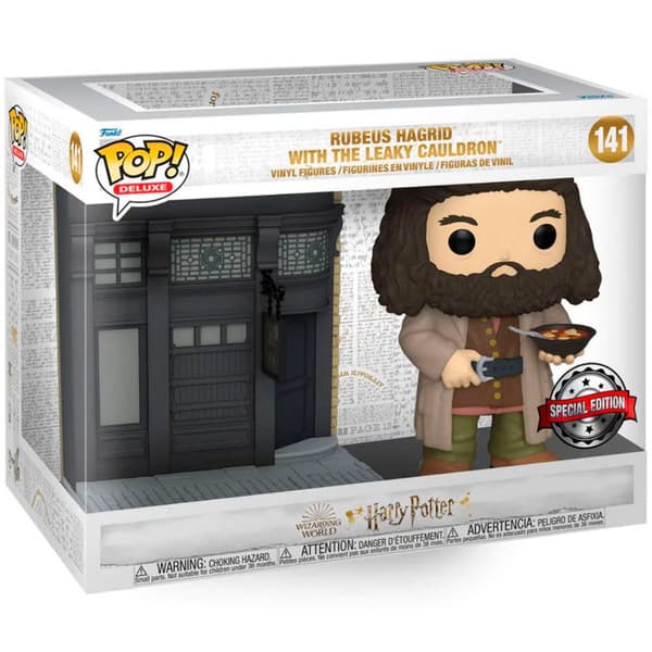 Funko Pop Harry Potter Diagon Alley Rubeus Hagrid The Leaky Cauldron Exclusive Flerfärgad