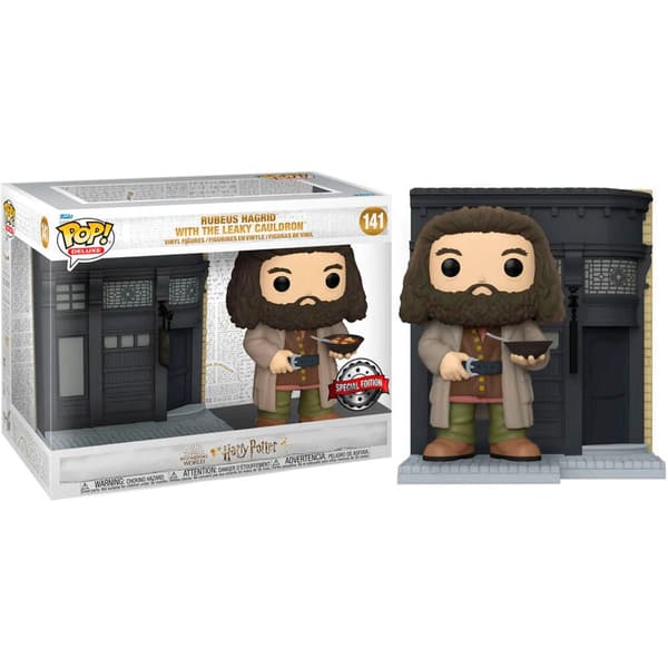 Funko Pop Harry Potter Diagon Alley Rubeus Hagrid The Leaky Cauldron Exclusive Flerfärgad