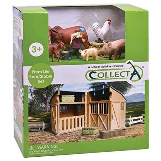 Collecta Jordbrukare Och Djur Med Tillbehör Set Flerfärgad