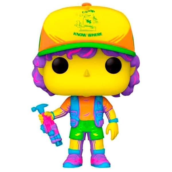Funko Pop Stranger Things Dustin In Beef Black Light Exclusive Flerfärgad