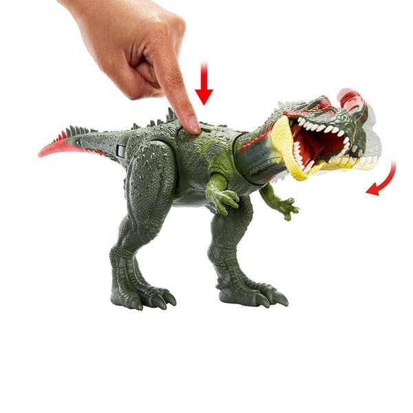 Jurassic World Figur Gigantic Trackers Sinotyrannus Grøn
